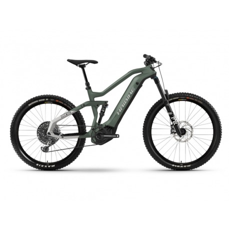 Bicicleta Electrica doble suspension Haibike AllMtn 6 i600Wh 12-G GX Eagle bamboo/cool green matte 2021
