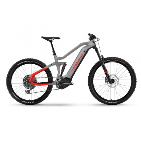 Bicicleta Electrica doble suspension Haibike AllMtn 6 i600Wh 12-G GX Eagle urban grey/black/red 2021