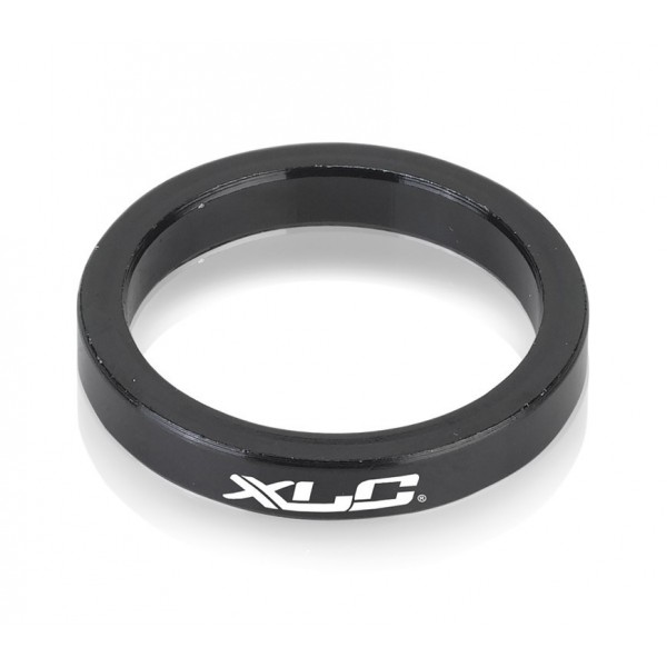 XLC A-Head Spacer negro 5 mm, 1 1/8"