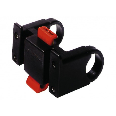 Adaptador para manillar Klickfix negro adecuado para 22-26 mm