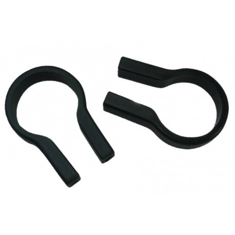 collares para adaptadores de manillar negro 31 8 mm