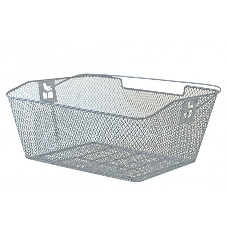 Cesta RT PVC 39x30x17cm plata malla estrecha biselada