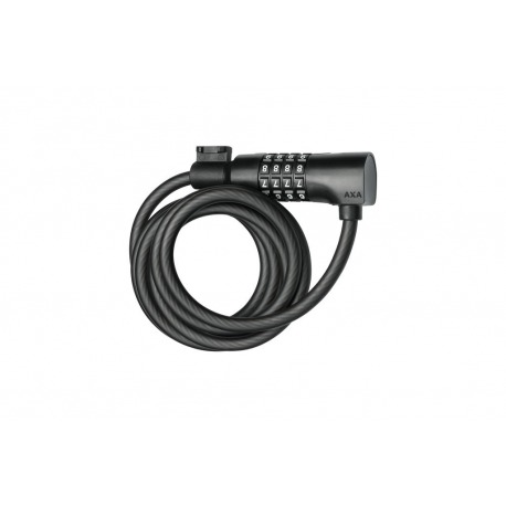 Cable antirrobo AXA Resolute 180/8 Code longitud 180cm Ø8mm negro