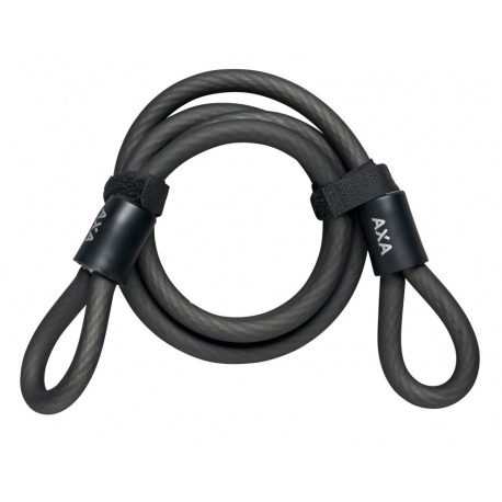 Cable lazo AXA longitud 120cm, Ø10mm negro