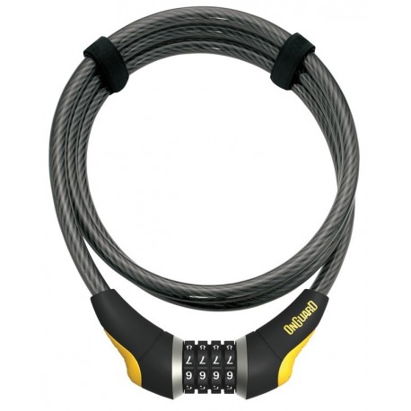 Cable antirrobo de combinación Onguard Akita 8042 185 cm Ø 10 mm