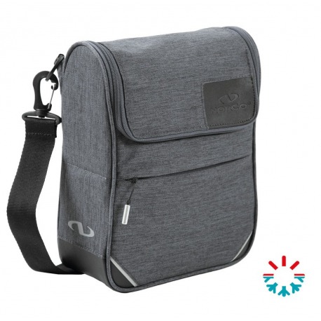 Bolsa manillar Norco Kinburn ISO gris 28x22x9cm sin adaptador manillar