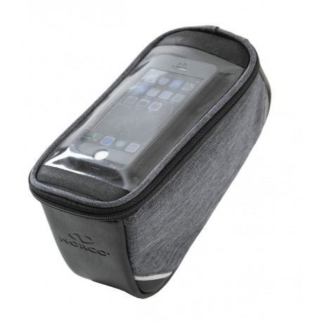 Bolsa Smartphone Norco Milfield gris, 21x12x10cm, con adaptador
