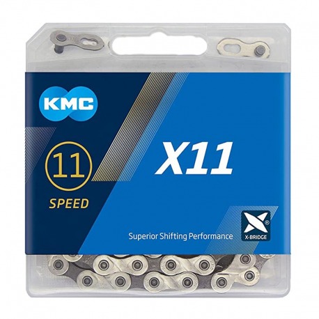 CADENA KMC X11 1/2x11/128 118 ESLAB.5.65 mm PLA/GR