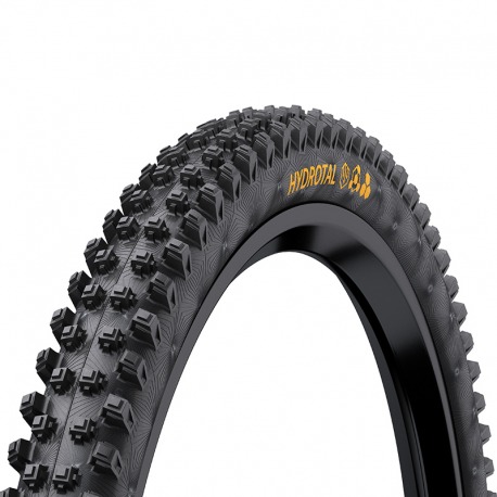 CUBIERTA CONTINENTAL HYDROTAL DOWNHILL 27.5x2.40 SUPER SOFT TUBELESS READY PLEGABLE NEGRO 65-622