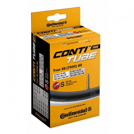 CAMARA CONTINENTAL COMPACT WIDE 16x1.75-2.125 VALVULA STANDARD 34 mm (50/57-305)