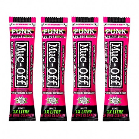 SET LIMPIADOR BICI MUC-OFF PUNK POWDER (4 UDS)