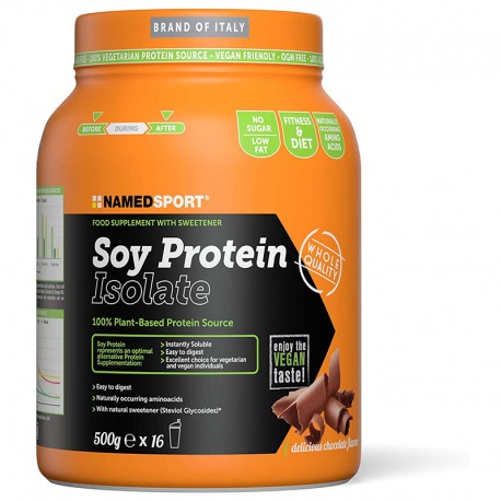 BOTE NAMEDSPORT SOY PROTEIN ISOLATE CHOCOLATE 500g