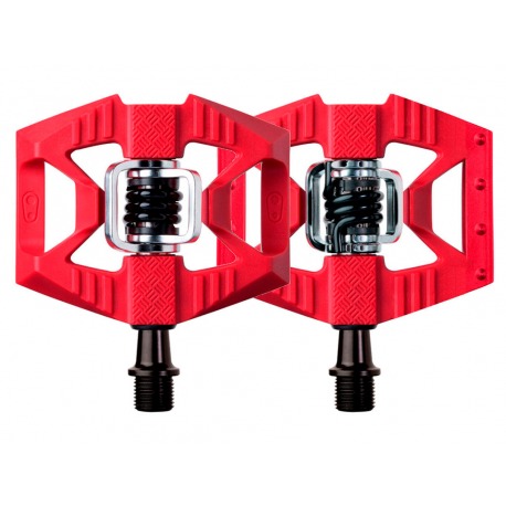 PEDALES CRANK BROTHERS DOUBLE SHOT 1 RED / BLACK SPRING
