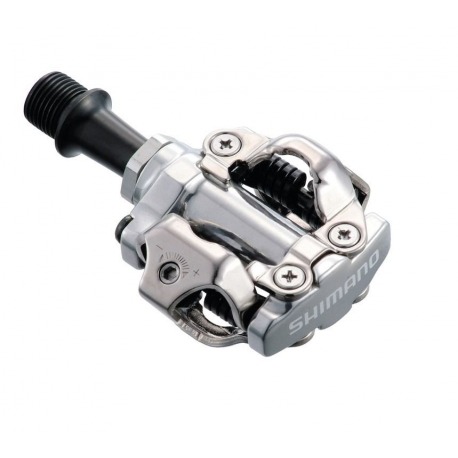 Pedal SPD MTB PD-M 540 Shimano plata sin reflector