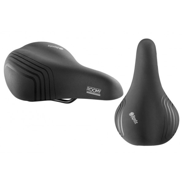 Sillín Selle Royal Roomy Classic, negro hombre,265x165mm,moderate,aprox.605g