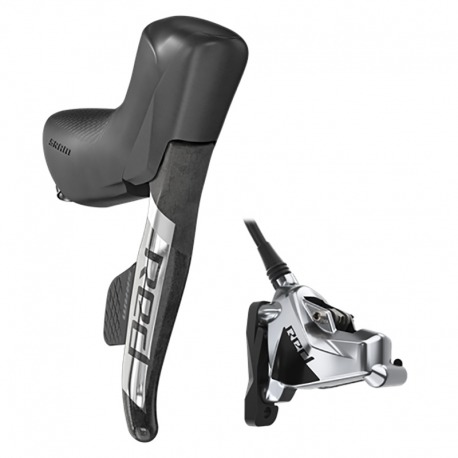 MANETA SRAM RED ETAP AXS HIDRAULICA IZQUIERDA 950 mm PINZA DELANTERA 2 PIEZAS POST MOUNT NEGRO/PLATA