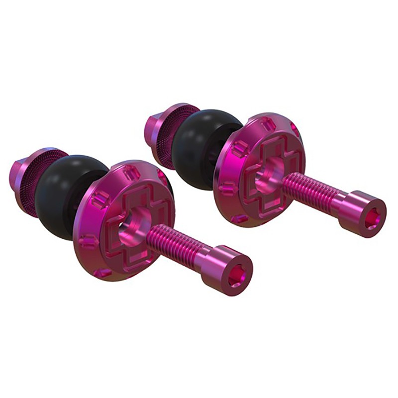 TAPONES MANILLAR MUC-OFF DISCO ALUM.ROSA (24PARES)