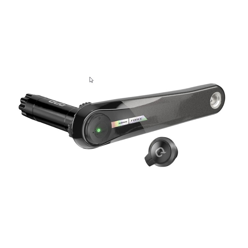 KIT BIELA IZQUIERDA/EJE POTENCIOMETRO SRAM FORCE WIDE D2 DUB DIRECT MOUNT 165 mm CARBONO GRIS/IRIDISCENTE