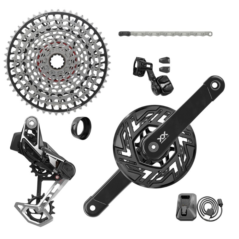 GRUPO ELECTRONICO SRAM XX T-TYPE EAGLE AXS E-MTB 104 BCD 36D 1x12V (10-52) (NO INCLUYE BIELAS)