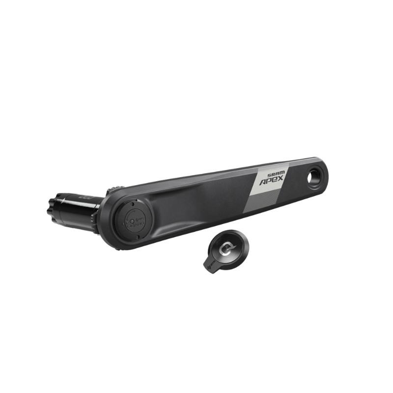 BIELA IZQUIERDA POTENCIOMETRO SRAM APEX D1 DUB 172.5 mm ALUMINIO NEGRO