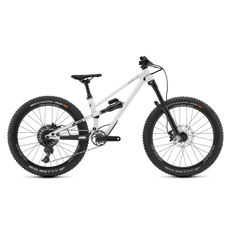 Bicicleta para niños Commencal CLASH 24 V2 PURE WHITE