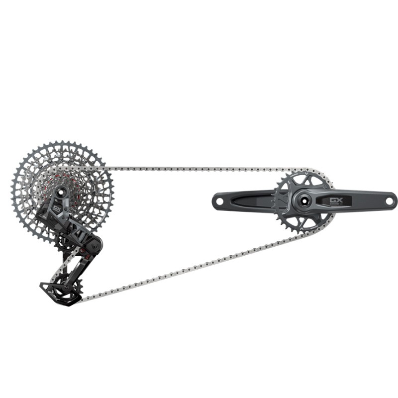 GRUPO ELECTRONICO SRAM GX T-TYPE EAGLE AXS WIDE DUB POD DIRECT MOUNT 175 mm 32D 1x12V (10-52)