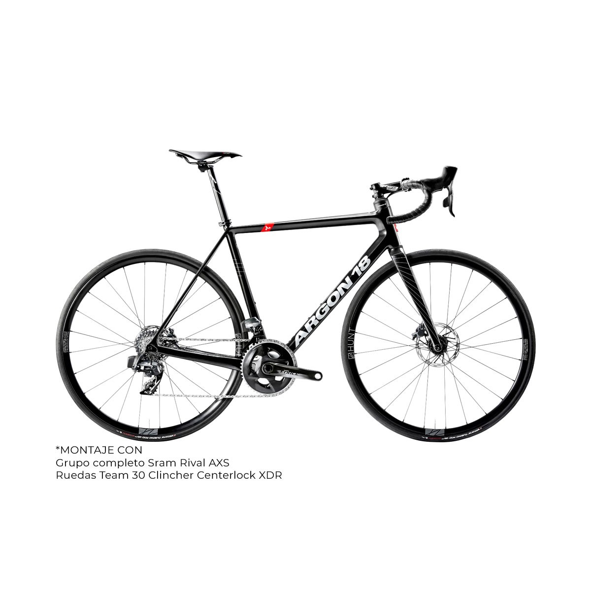 Bicicleta Argon18 Gallium Cs Disc Rival Axs Deep Black T M