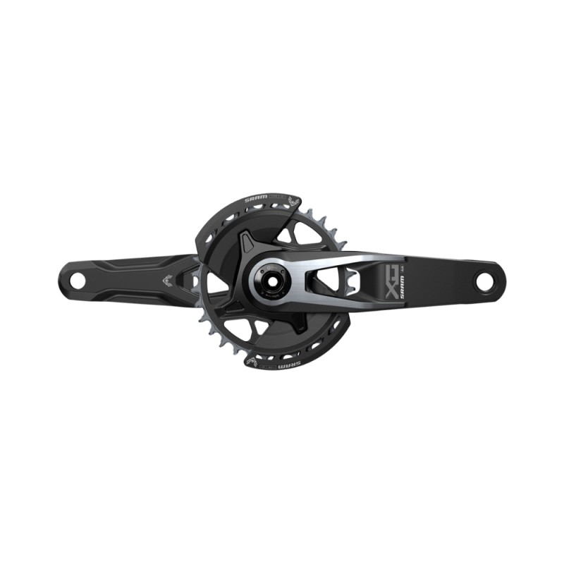 JUEGO DE BIELAS Y PLATOS SRAM X0 EAGLE T-TYPE V2 WIDE DUB DIRECT MOUNT 175mm 32D ALUMINIO NEGR/PLATA