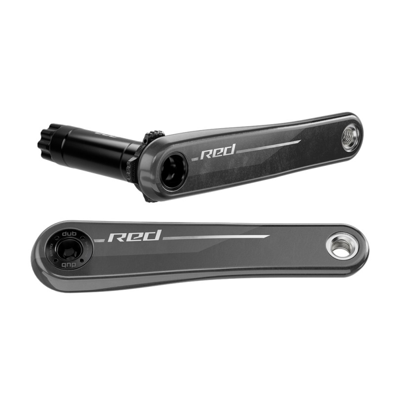 JUEGO BIELAS SRAM RED E1 DUB 170mm CARBONO NEGRO