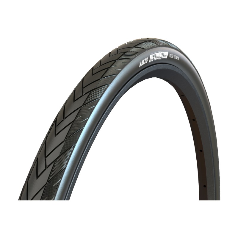 CUBIERTA MAXXIS DETONATOR(2024) CITY/TREKKING 700X35C 60TPI WIRE REF