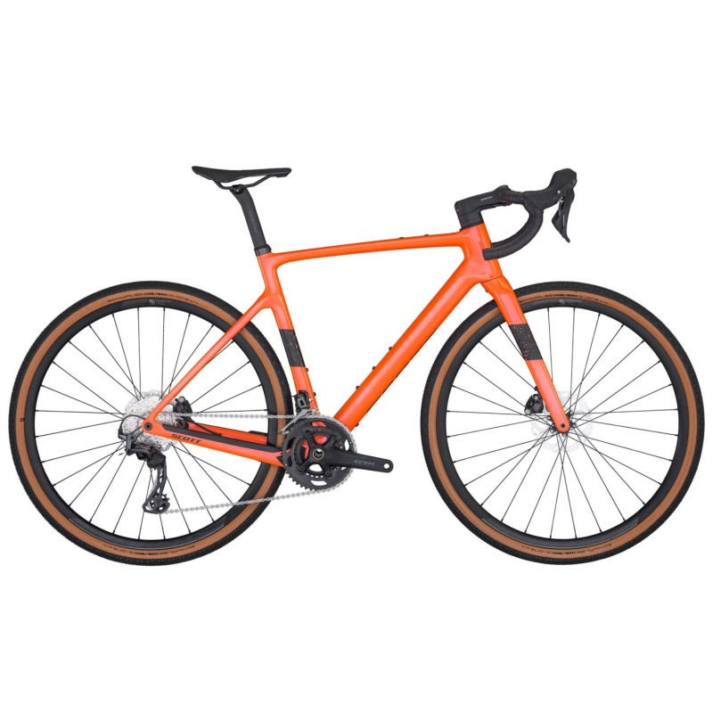 BICICLETA SCOTT ADDICT GRAVEL 40 ORANGE