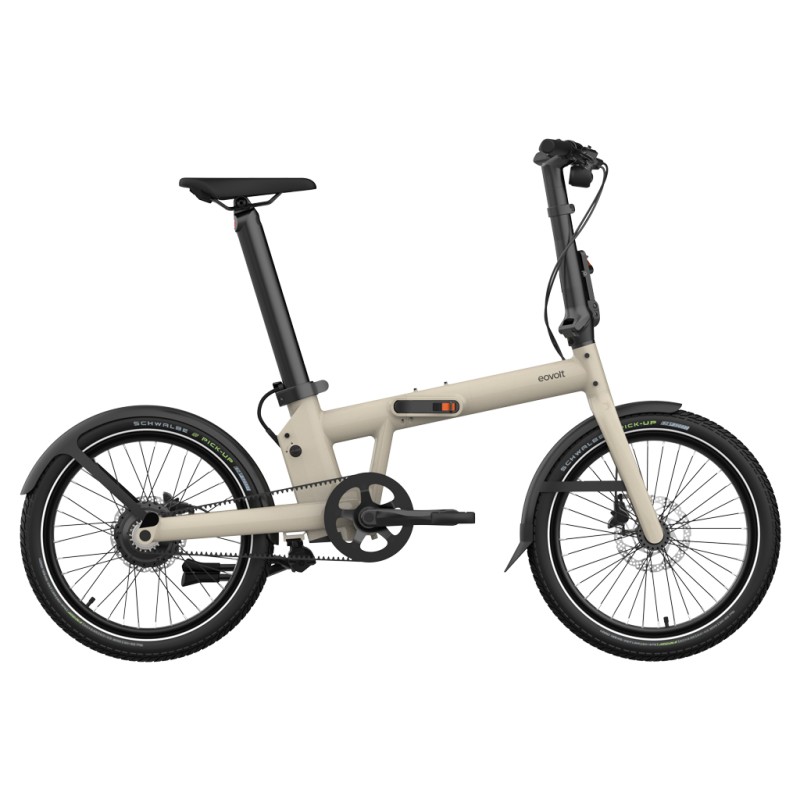 BICICLETA ELÉCTRICA PLEGABLE EOVOLT PRO AFTERNOON 20" Marron Taupe satinado