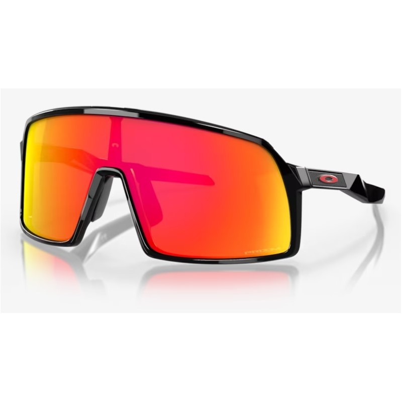 Gafas OAKLEY sutro negro brillo Lentes Prizm Ruby