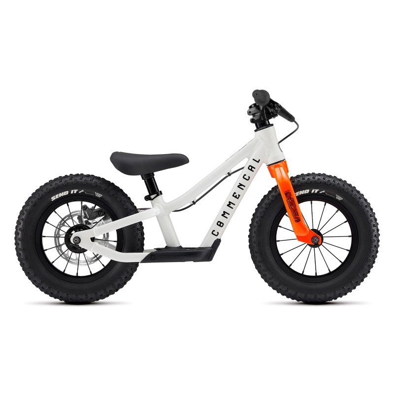 Bicicleta sin pedales COMMENCAL RAMONES 12 PUSH BIKE + kit freno trasero PURE WHITE