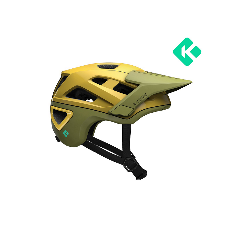 Casco Lazer Jackal KinetiCore oro/verde mate