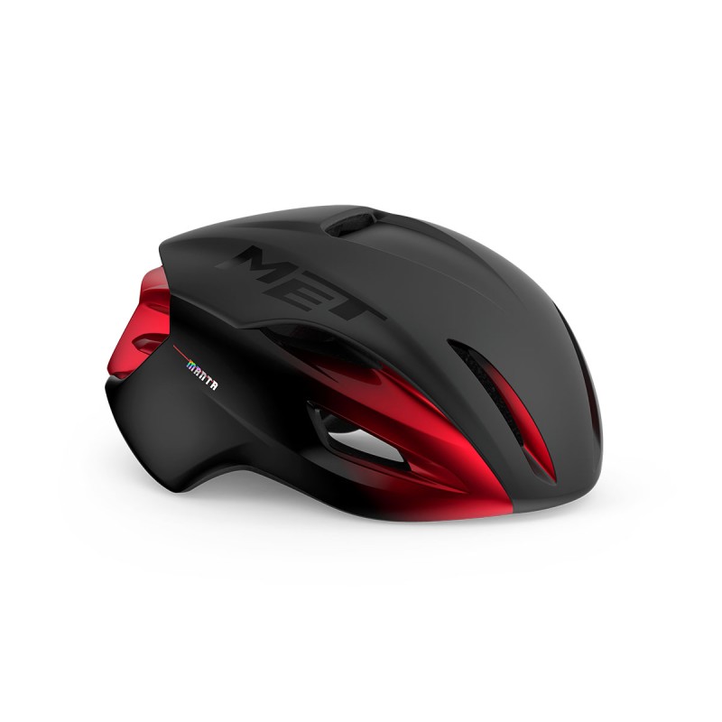 CASCO MET MANTA MIPS NEGRO/ROJO