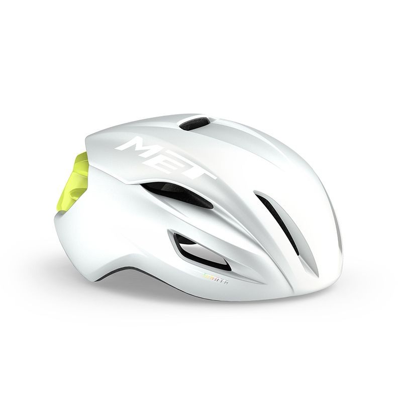 CASCO MET MANTA MIPS EDICION LIMITADA BLANCO/AMARILLO LIMA