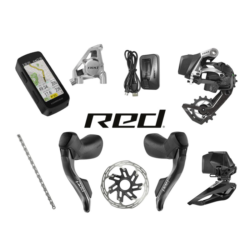 GRUPO ELECTRONICO SRAM RED ETAP AXS 2x E1 CON HAMMERHEAD KAROO