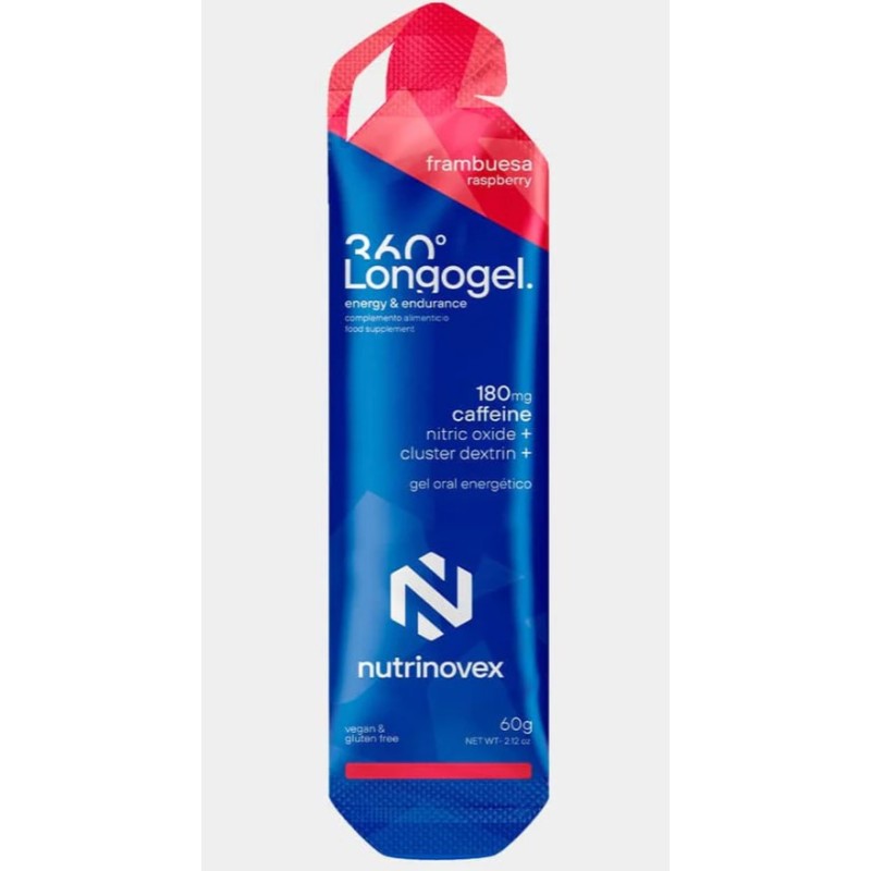 Gel Nutrinovex Longogel 360 frambuesa