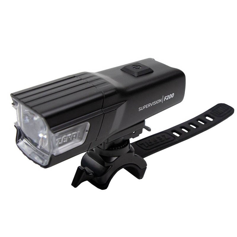 LUZ DELANTERA ZEFAL SUPERVISION F200 USB NEGRO