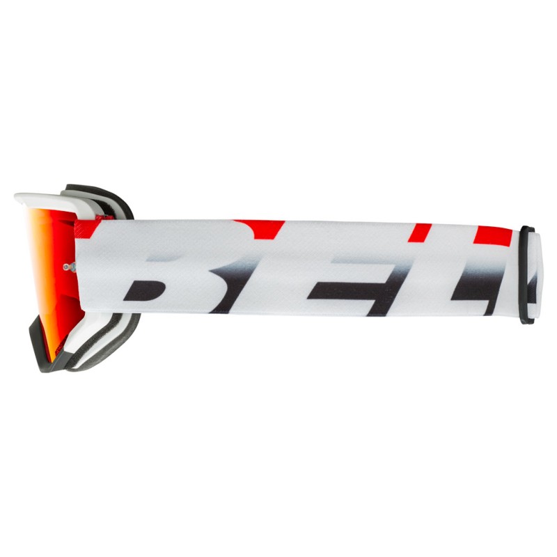 GAFAS ENDURO DESCENDER VICTORY MATTE WHITE/RED BLACK LENTE: REVO RED/MIRROR