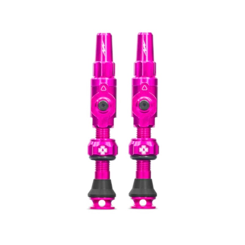 Valvulas Tubeless Muc-Off Big Bore Lite rosa (mediana, 35mm)