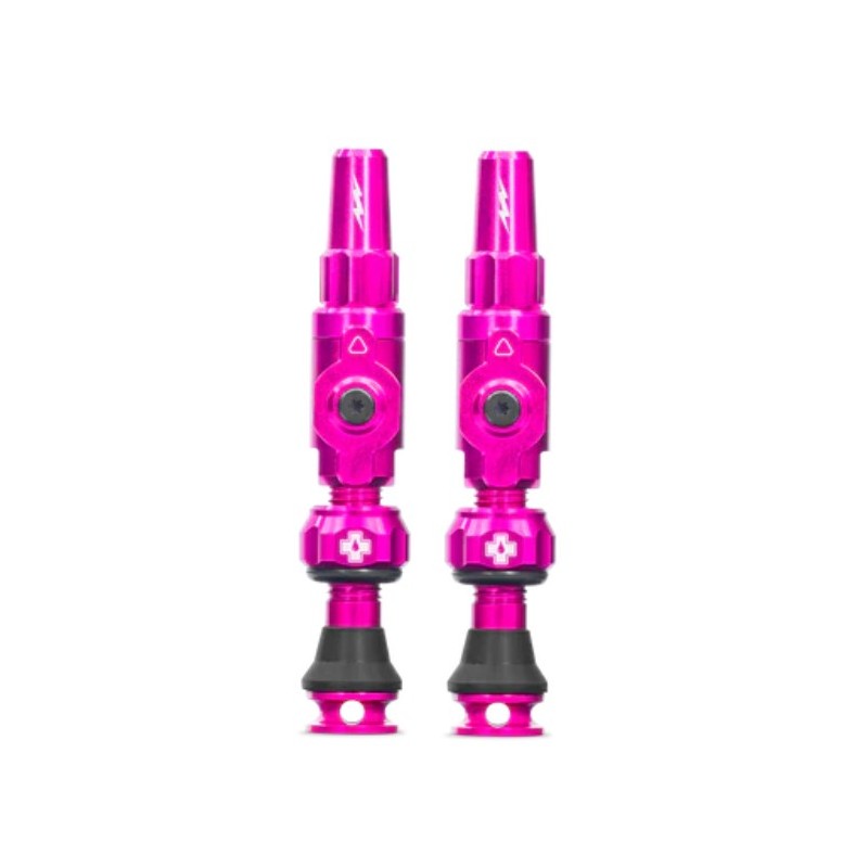 Valvulas Tubeless Muc-Off Big Bore Lite rosa (mediana, 35mm)