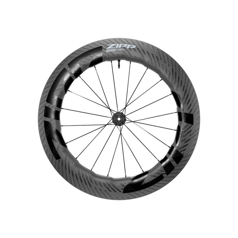 RUEDA ZIPP 858 NSW TUBELESS DISC C.L. DEL 12X100 20 RADIOS (COGNITION 2) 85MM (INT 23MM) C1