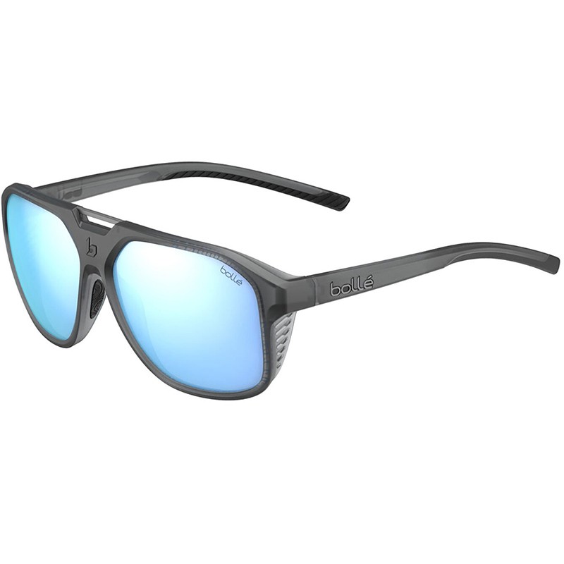 GAFAS BOLLE ARCADIA NEGRO HIELO LENTE AZUL CIELO POLARIZADO