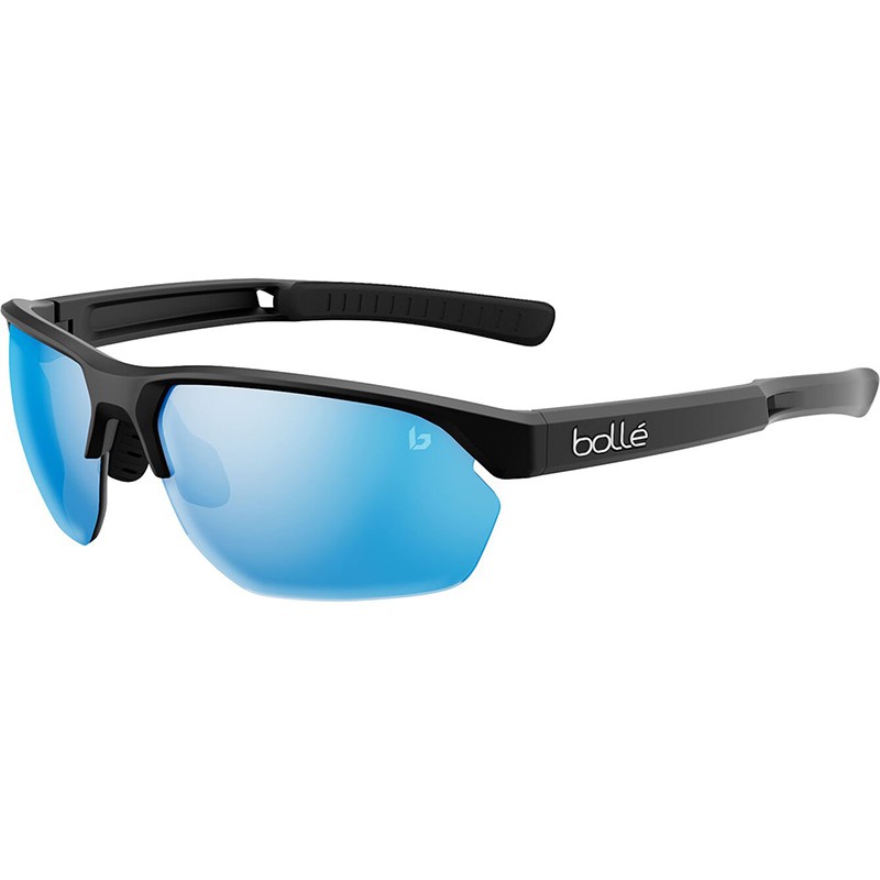 GAFAS BOLLE VICTUS NEGRO MATE AZUL VOLT+ OFFSH.POL