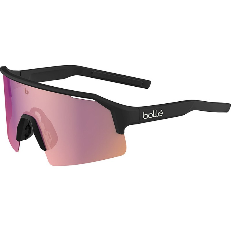 GAFAS BOLLE C-SHIFTER NEGRO MATE RUBI CLARO FOTO