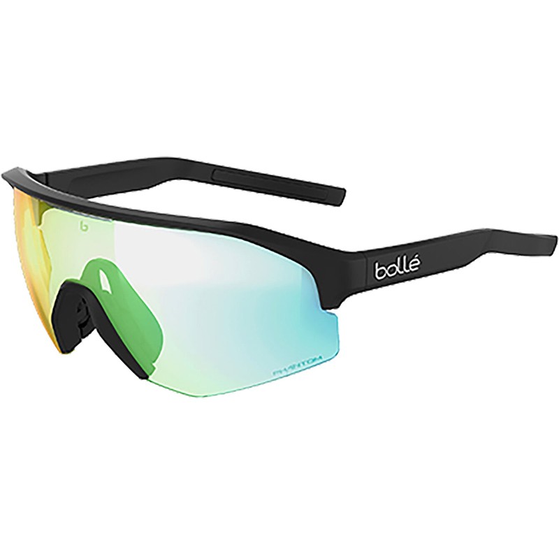 GAFAS BOLLE LIGHTSHIFTER XL NEGRO MATE LENTE PHANTOM VERDE CLARO FOTOCROMATICA