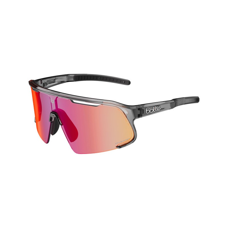 GAFAS BOLLE SPEEDCHASER GRIS OSCURO TRANSPARENTE LENTE PHANTOM LAVA CLARO FOTOCROMATICA