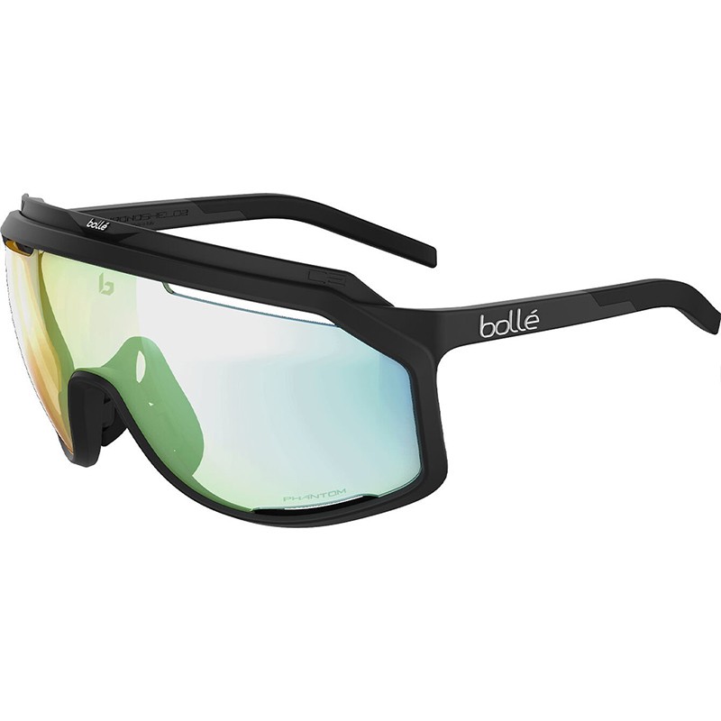 GAFAS BOLLE CHRONOSHIELD NEGRO MATE LENTE PHANTOM VERDE CLARO FOTOCROMATICA